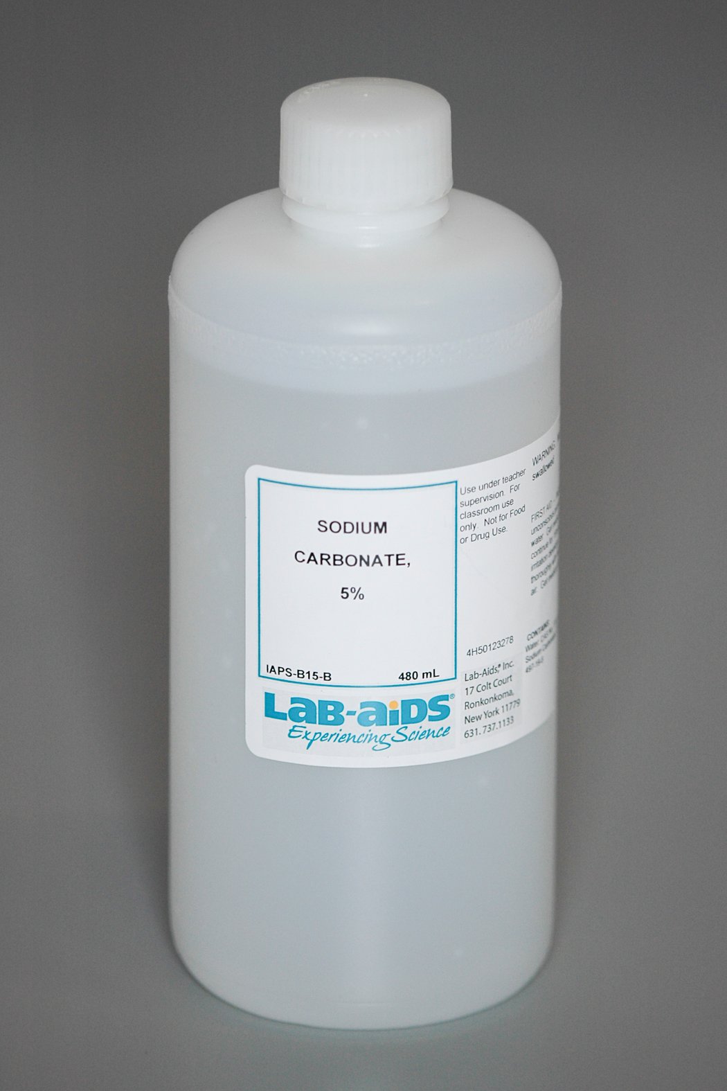Sodium carbonate, 5, 480 mL (Bulk Refill) LabAids