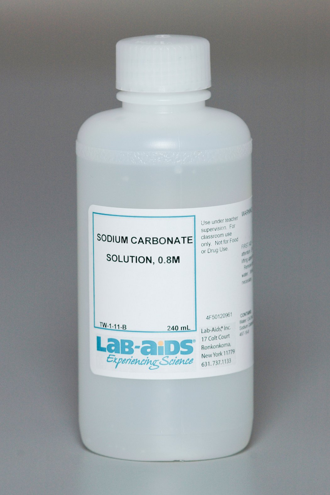 Sodium Carbonate solution, 0.8M, 240 mL (Bulk Refill) LabAids