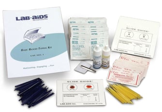 Simulated ABO and Rh Blood Typing Lab Aids