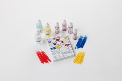 Simulated ABO and Rh Blood Typing
