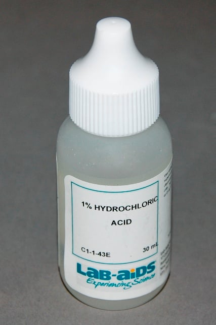 Hydrochloric Acid solution, 1%, drop control, 30 mL
