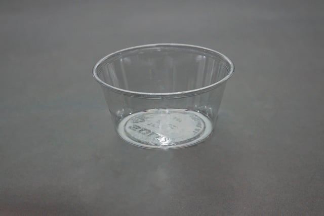 Cup, squat, plastic, 3.25 oz - 15 pack