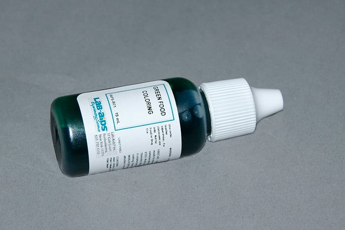 Food Coloring Solution, Green, Drop Control, 15 mL