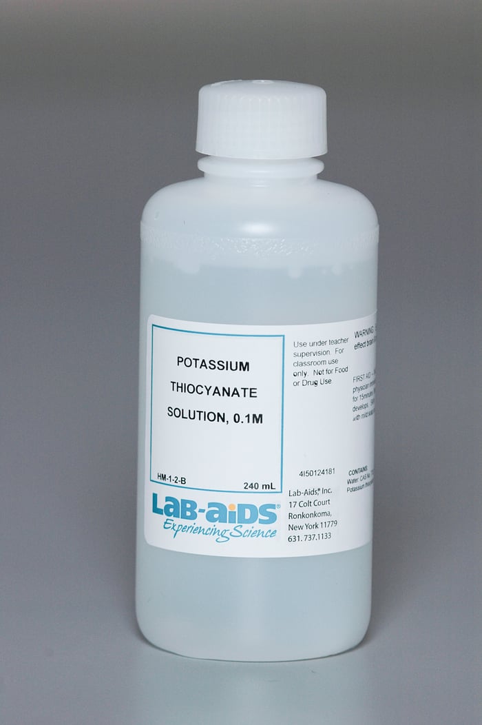 Potassium Thiocyanate solution, 0.1M, 240 mL (Bulk Refill)
