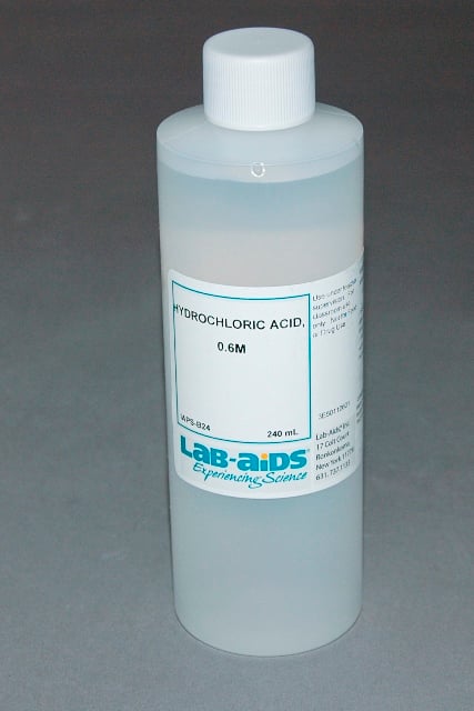 Hydrochloric Acid, 0.6M, 240 ml Btl