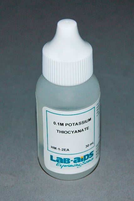 Potassium Thiocyanate Solution, 0.1M, drop control, 30 mL