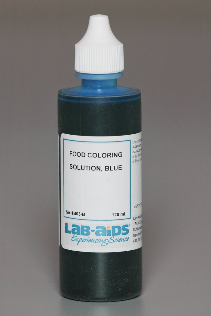 Food Coloring solution, blue, 120 mL (Bulk Refill)