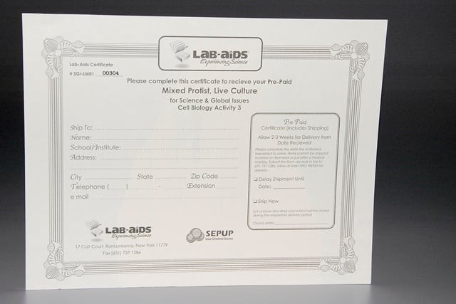 Mixed Protist, Live Culture, (Certificate Provided)
