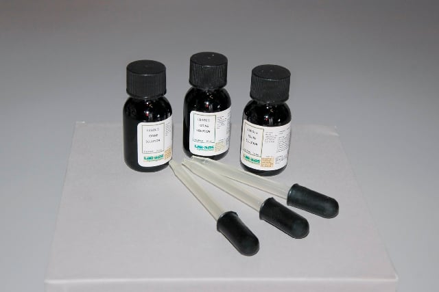 Lugol’s Iodine Solution, 20 mL Bottle, Pk/3, With Droppers