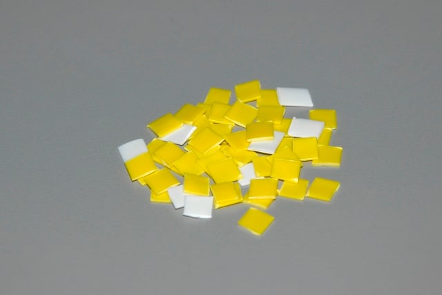 Square Set, Polystyrene (PS), 40 Yellow & 10 White