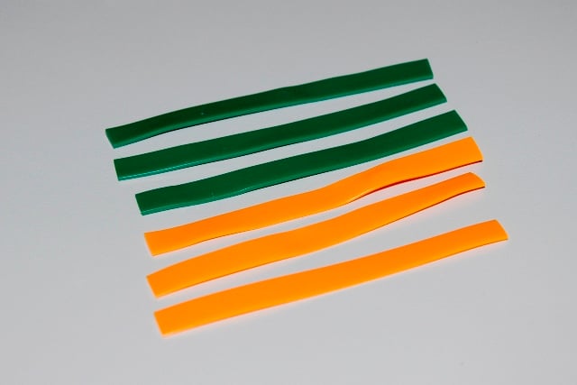 Strip Set, Polyvinyl Chloride (PVC), 50 Green & 20 Orange