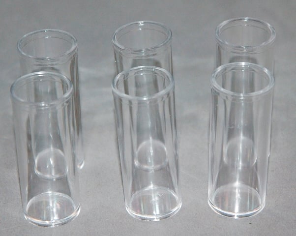 Vials, Small, Clear Plastic (3 Dram), 16/Pkg